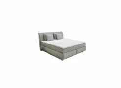 Boxspring Carla Mix 180x200cm - stof - beige met opbergruimte