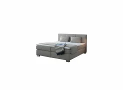 Boxspring Emilia 180x200cm - stof - greige