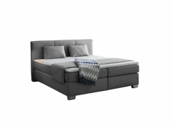 Boxspring Emilia 180x200cm - stof - grijs