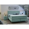 Boxspring Jessica 180x200cm stof turquoise