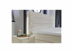 Boxspring Livia Normal 180x200cm - stof - greige