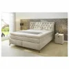 Boxspring Scarlett max 180x200cm - stof - beige