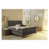 Boxspring Scarlett Normal 180x200cm - stof - grijs