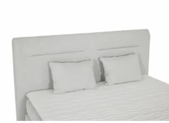Boxspring Simone 180x200cm - stof - ecru met opbergruimte