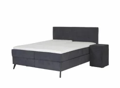 Boxspring Skagen Knapper 180x200cm - stof - antraciet