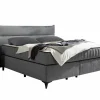 Boxspring Vlieland 160x200cm - stof - antraciet