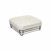 Broodmand Bistrot 26x26cm - ijzer - zwart & ecru