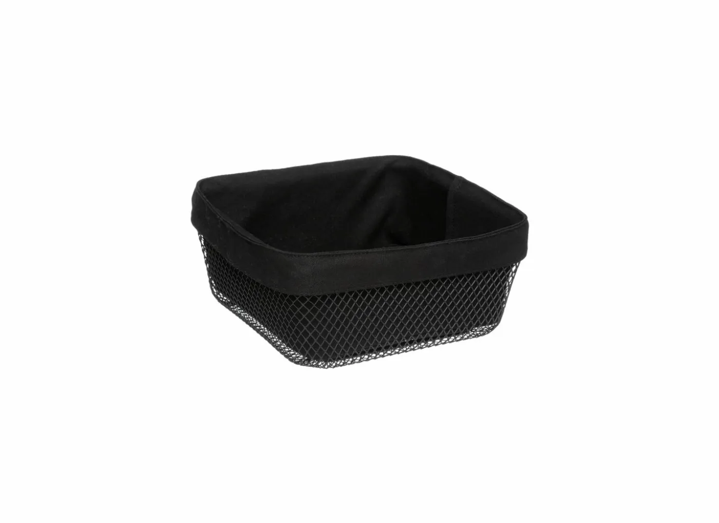 Broodmand Mayaj 24,5x24,5cm - ijzer - zwart