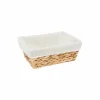 Broodmand 25,5x18,5cm - hyacint - beige