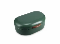Broodtrommel Crust 40x29cm - metaal - groen