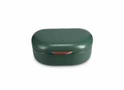 Broodtrommel Crust 40x29cm - metaal - groen