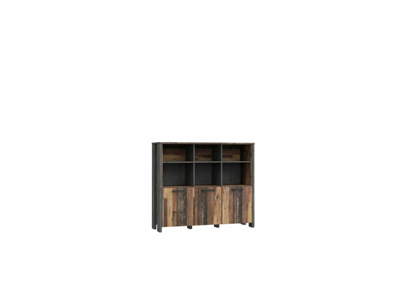 Buffetkast Clif 136cm - decor - old wood & beton