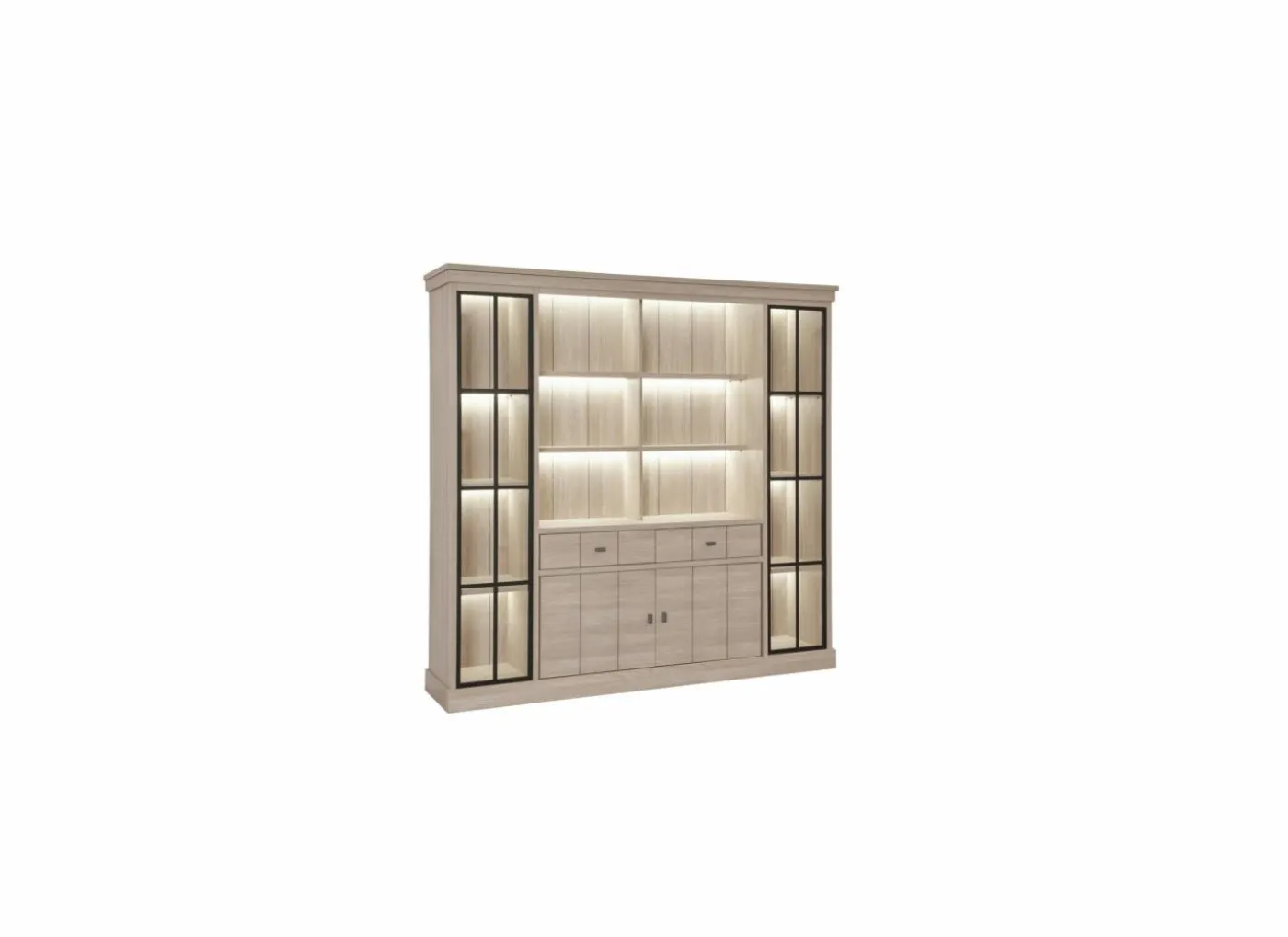 Buffetkast 216cm - decor - natuurlijke olm