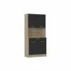 Buffetkast Dolce 84cm - melamine - kronberg eik & sidewalk