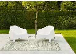 Buitentapijt Brandon 120x170cm - polypropyleen - beige & grijs
