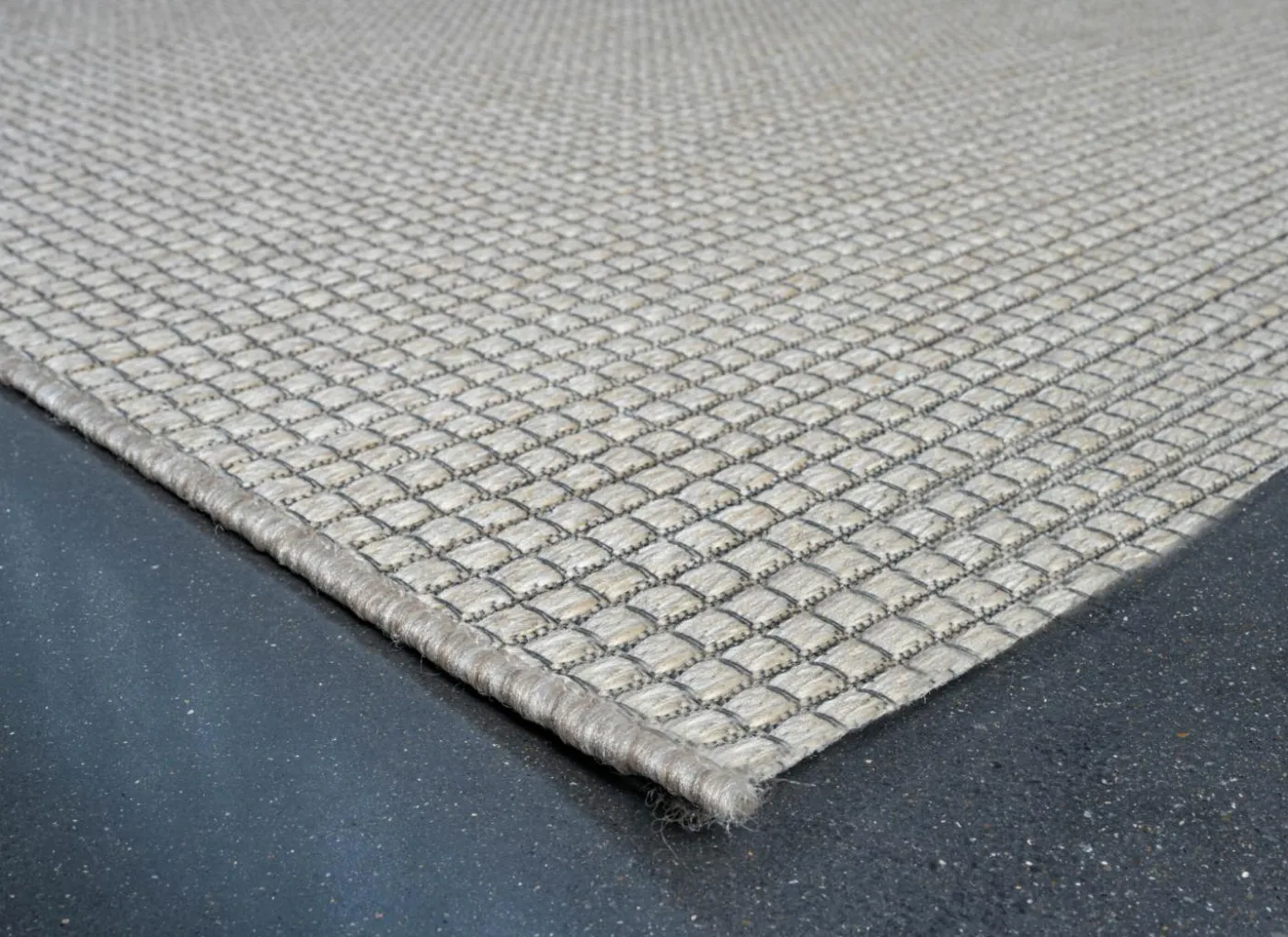 Buitentapijt Brandon 160x230cm - polypropyleen - grijs