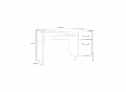 Bureau Oriental Tree 129,4cm - decor - bartex eik