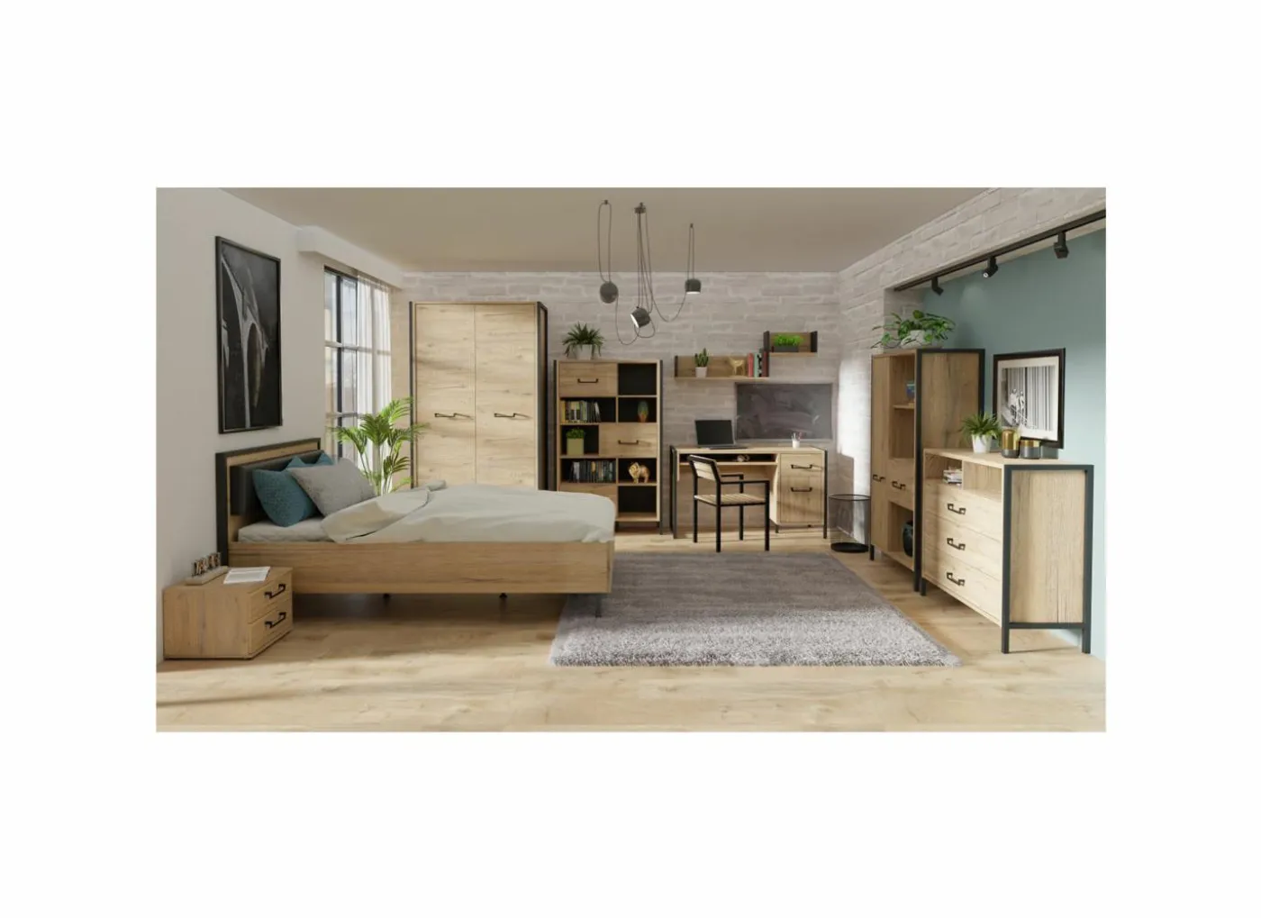 Bureau Oriental Tree 129,4cm - decor - bartex eik