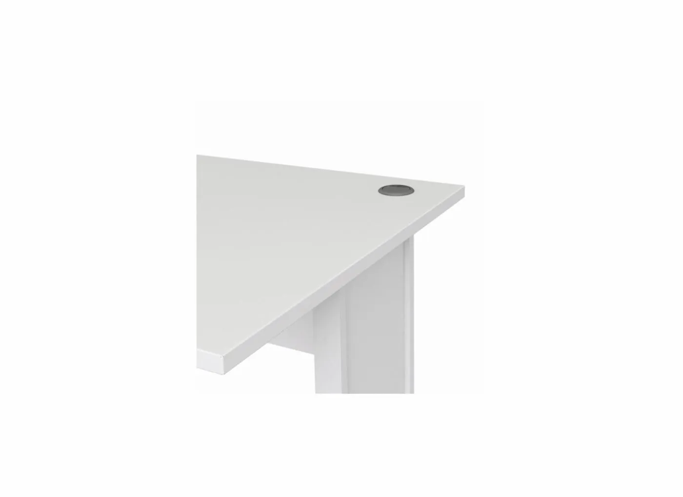 Bureau Prima 120x80x75cm - melamine - wit