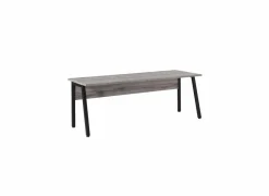 Bureau Pronto 2 200x80x73cm - melamine - sherman grijs