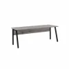 Bureau Pronto 2 150x80x73cm - melamine - sherman grijs