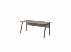 Bureau Pronto 180x80x73cm - melamine - bruin & zwart