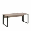 Bureau Rio 2 160x80x73cm - melamine - humus eik