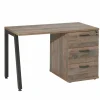 Bureau 120,2x63,5/66x73cm - decor & melamine - vintage
