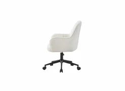 Bureaustoel Bonzo  57x60x95cm - stof - wit