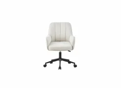 Bureaustoel Bonzo 57x60x95cm - stof - wit
