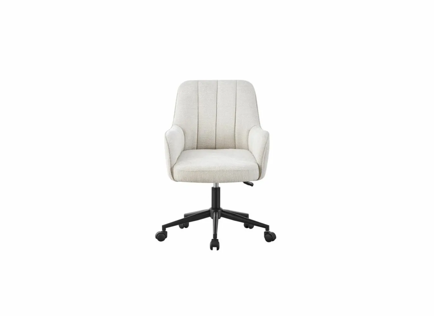 Bureaustoel Bonzo 57x60x95cm - stof - wit