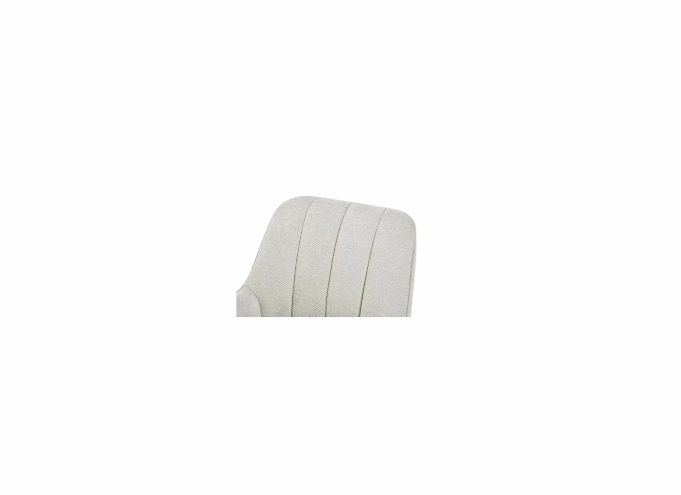 Bureaustoel Bonzo 57x60x95cm - stof - wit