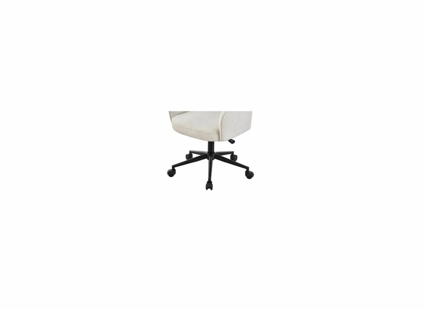 Bureaustoel Bonzo 57x60x95cm - stof - wit