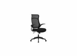 Bureaustoel Flash 67x63,5x110,5cm - stof - zwart