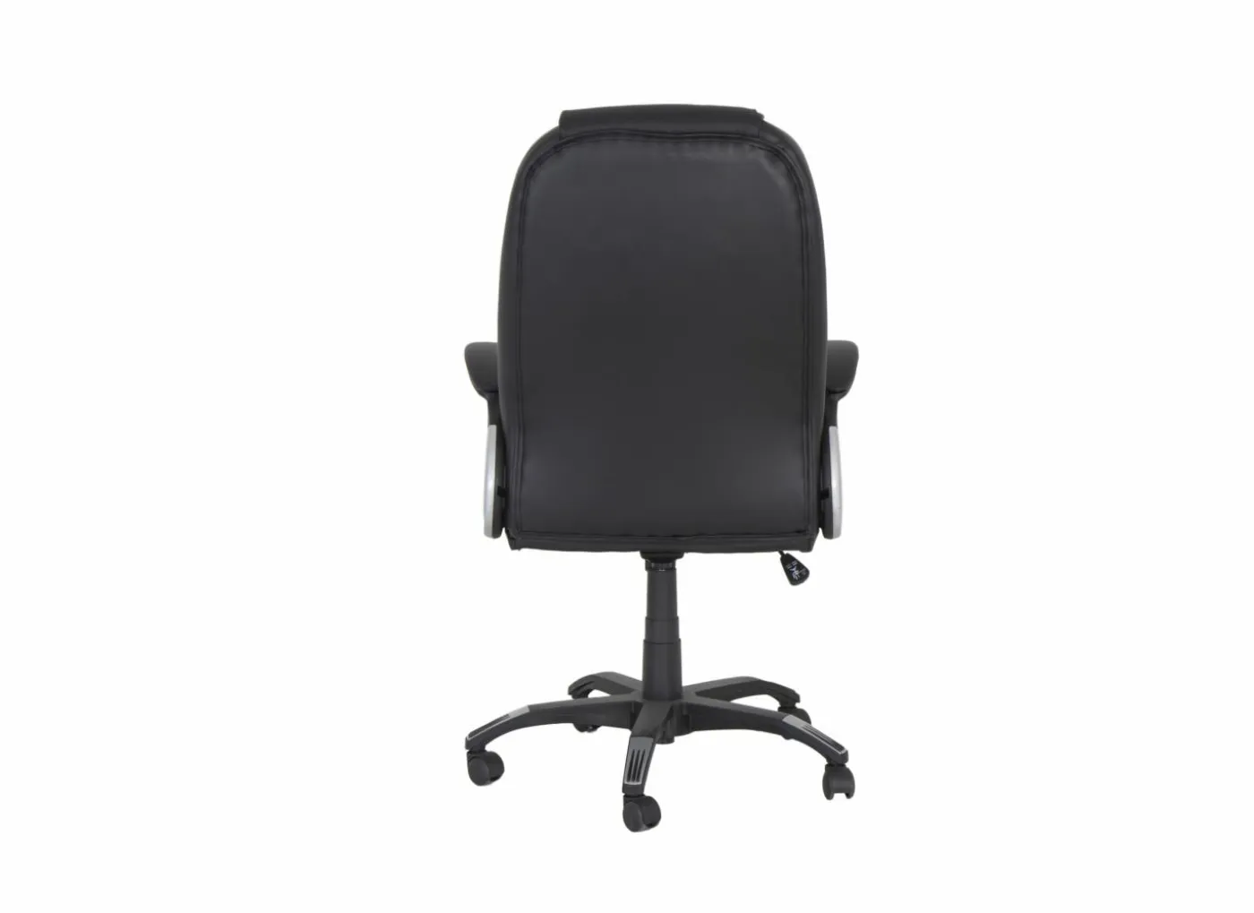 Bureaustoel Gaga 68x68x120cm - lederlook - zwart