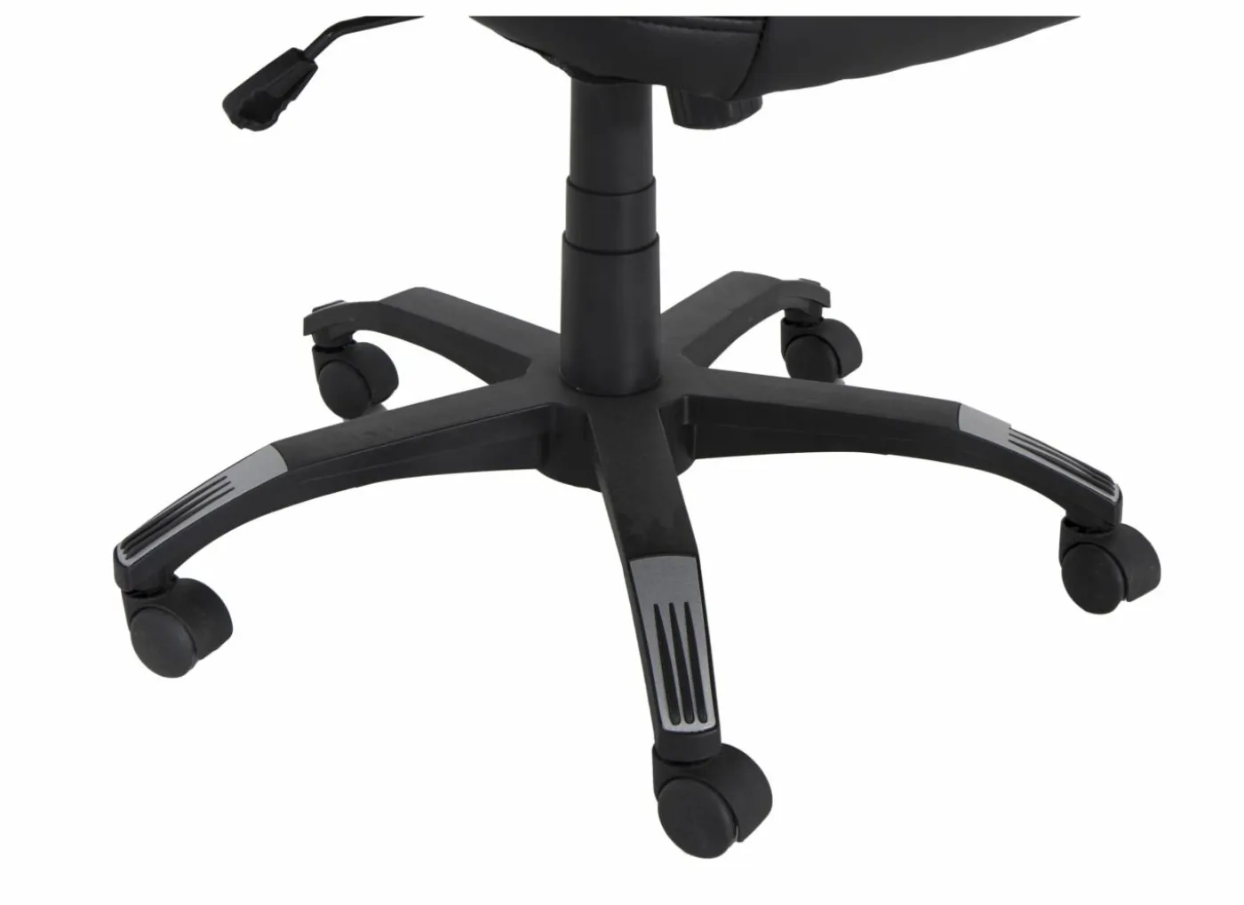 Bureaustoel Gaga 68x68x120cm - lederlook - zwart