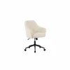 Bureaustoel Icy 66x63x87,5cm - stof - wit