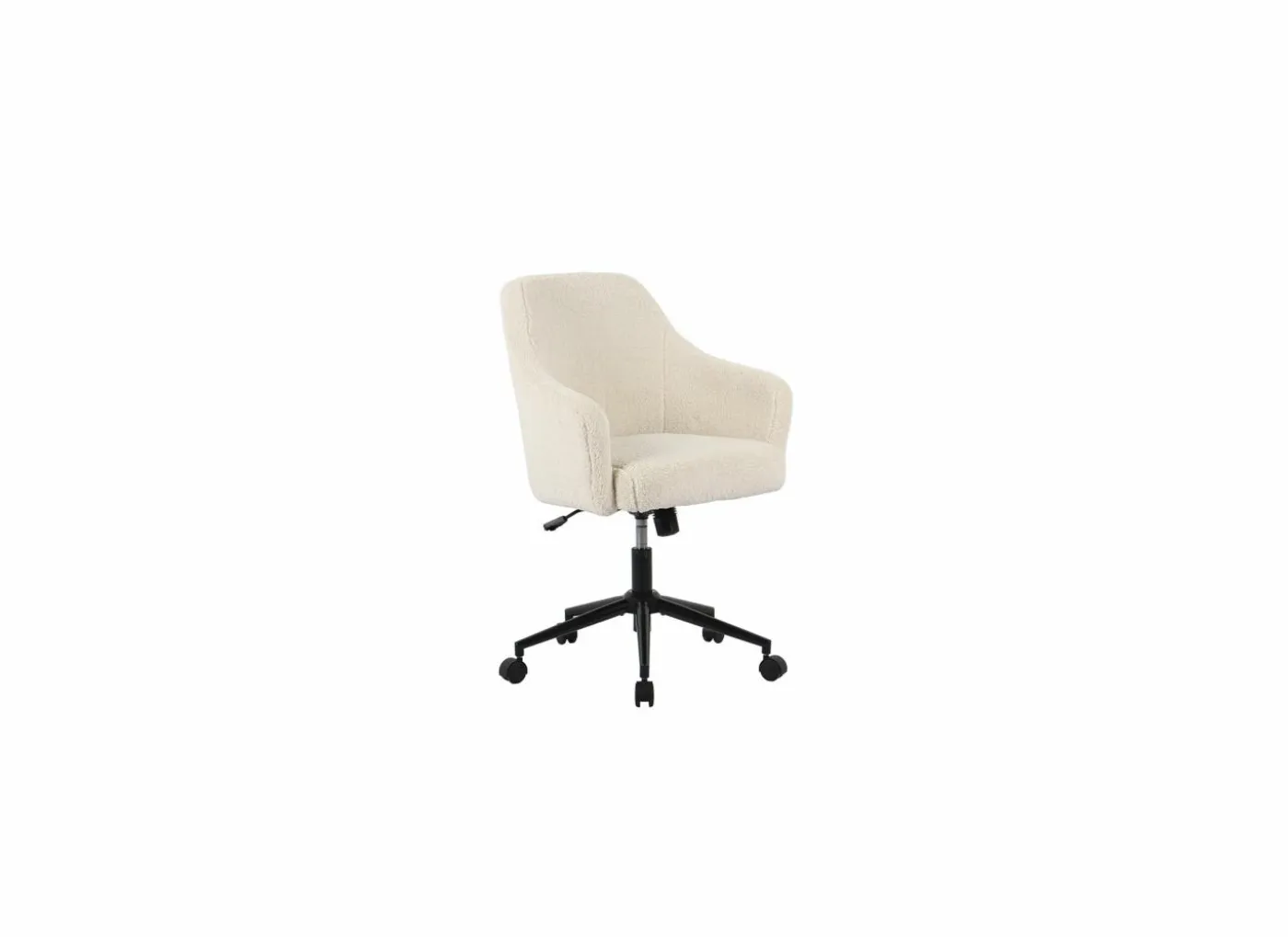 Bureaustoel Icy 66x63x87,5cm - stof - wit