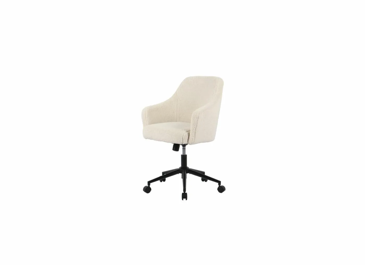 Bureaustoel Icy 66x63x87,5cm - stof - wit