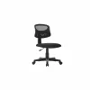 Bureaustoel Nola 43x48x89,5cm - stof - zwart