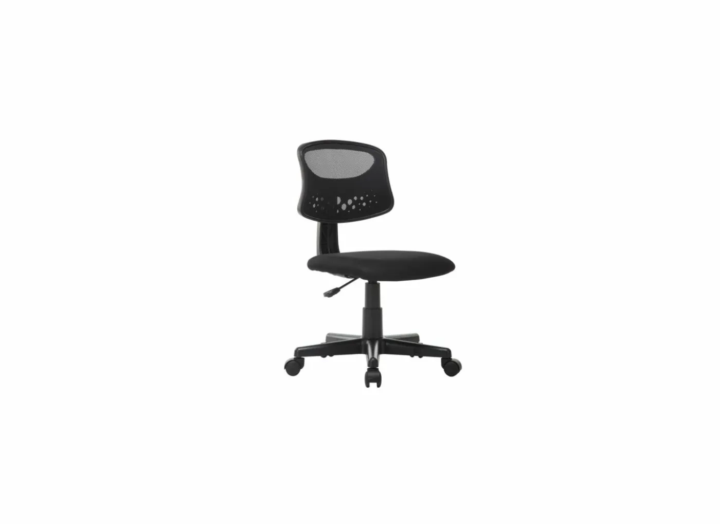 Bureaustoel Nola 43x48x89,5cm - stof - zwart