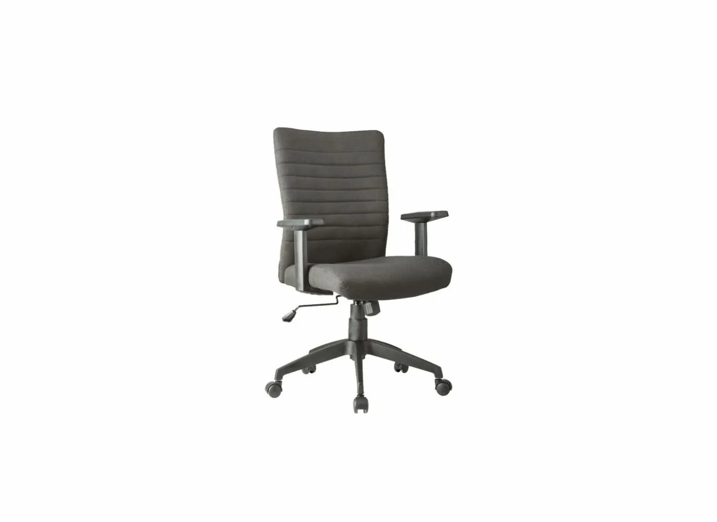 Bureaustoel Sean 60x56,5x94cm - stof - donkergrijs