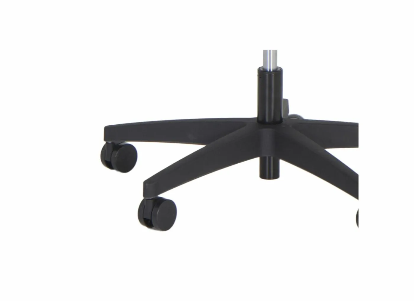 Bureaustoel Sigmund 47x49x107cm - stof - zwart