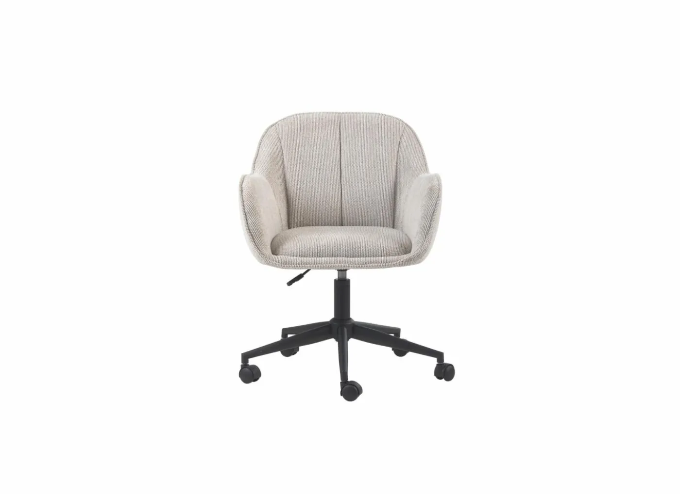 Bureaustoel Union 60x62x80cm - stof - light coffee