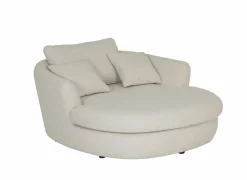 Chaise longue Isla 145x170x71cm - stof - ecru