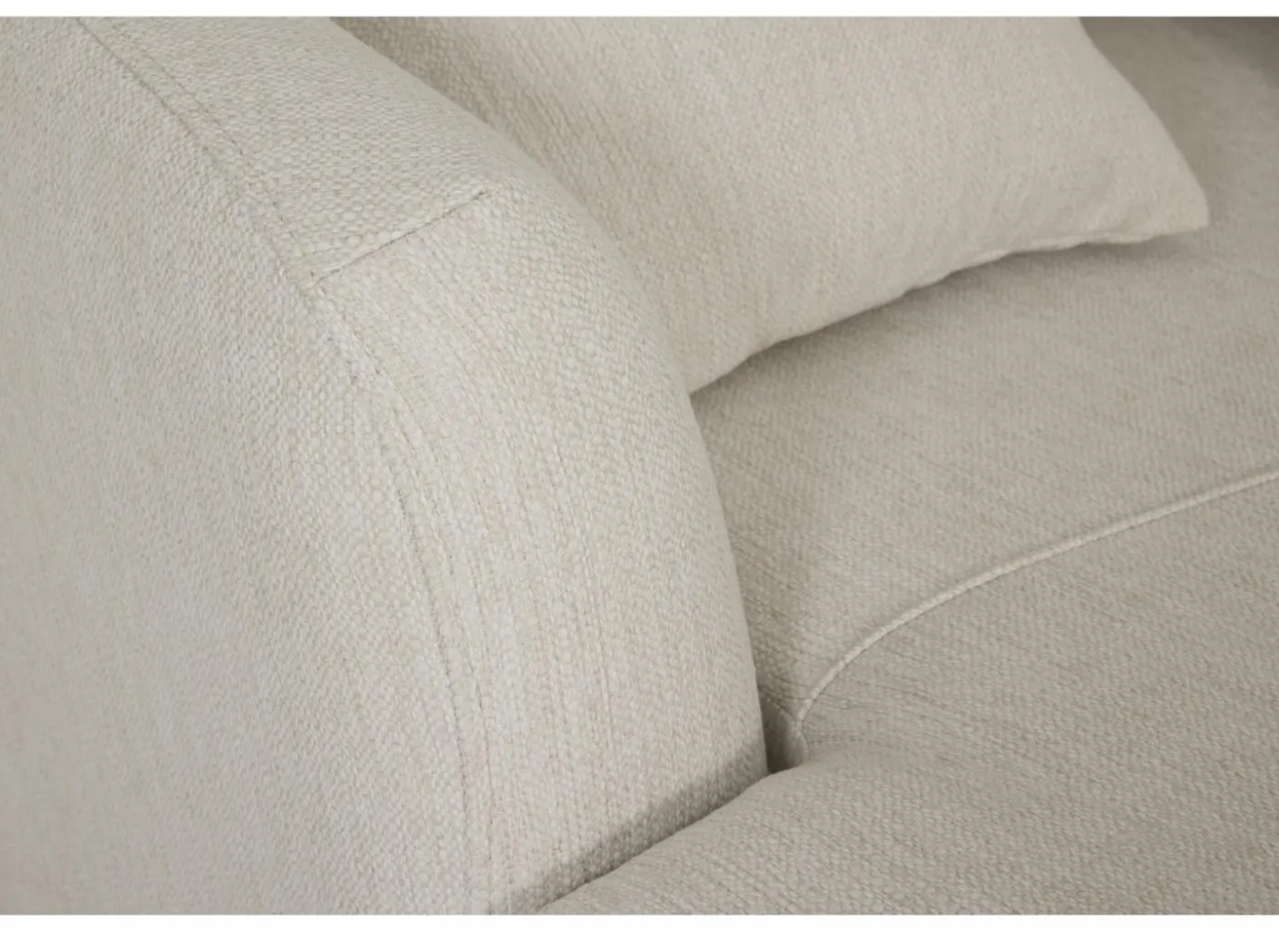 Chaise longue Isla 145x170x71cm - stof - ecru