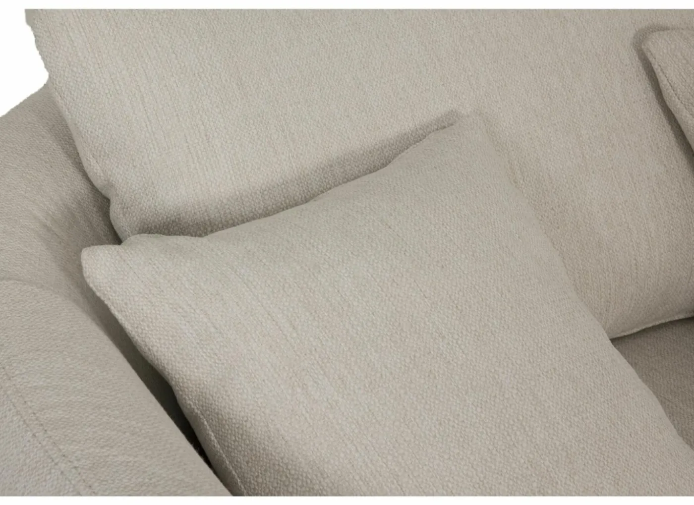 Chaise longue Isla 145x170x71cm - stof - ecru