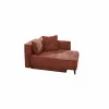 Chaise longue Rex Recamière  155x95x81cm - stof - roest met bedfunctie