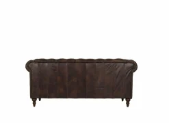 Chesterfield Stanley 2-zit - leder - bruin