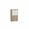 Commode Best Chest 40x30x78cm - decor - sonoma eik & wit